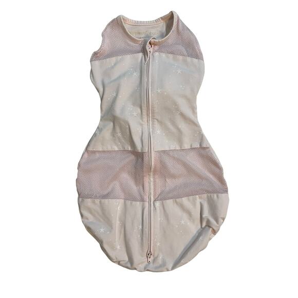 Happiest Baby SNOO Sleep Sack Swaddle Small Pink Girls Organic Cotton - Picture 1 of 7